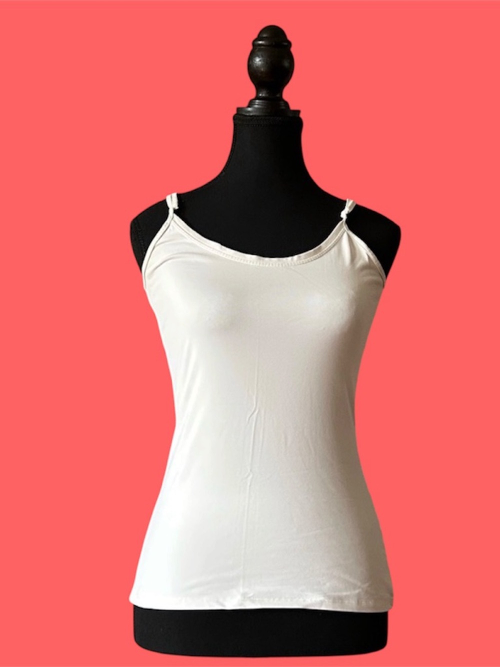 RW&Co. White Spaghetti Strap Tank Top